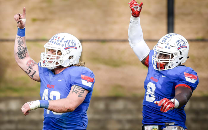 After starring as an end tandem, Donahue and Armah both know they'll have to learn new positions to stick in the NFL.